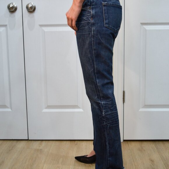 JUST CAVALLI Roberto Cavalli Y2K Straight Leg Blue Jeans - Picture 9 of 9